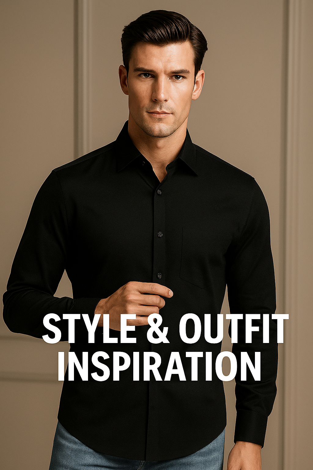 The Black Shirt Power Play: A Timeless Style Statement for Modern Men