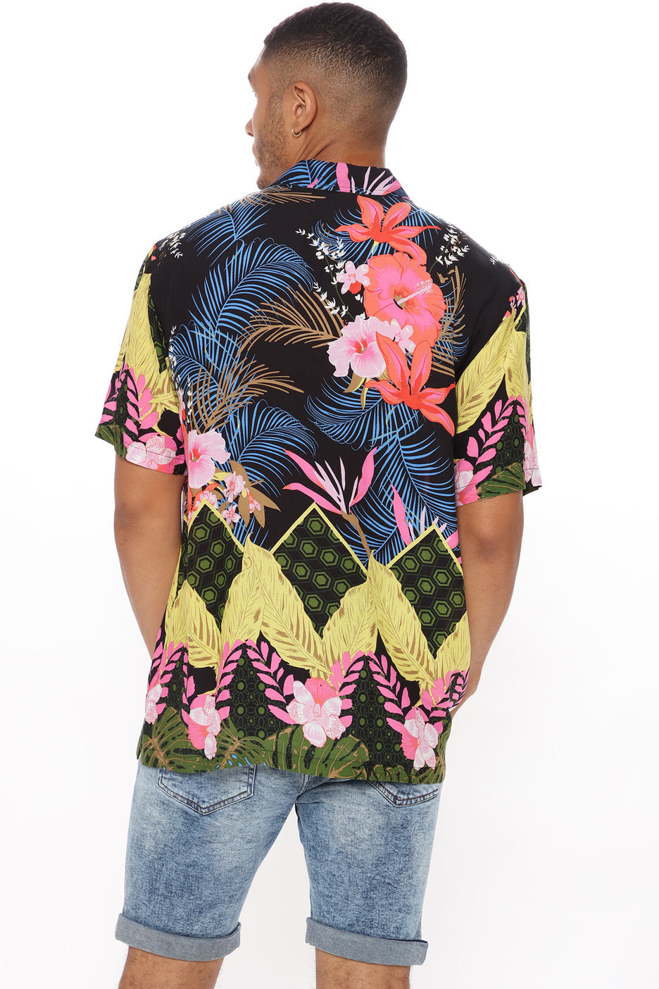 Austin Short Sleeve Woven Top Printer Men's Shirt