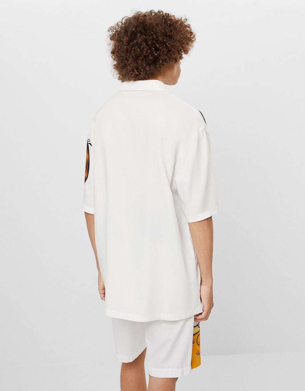 Snoopy Cartoon Print Oversized Shirt for Men – 100% Pure Giza Cotton | Premium Streetwear Style