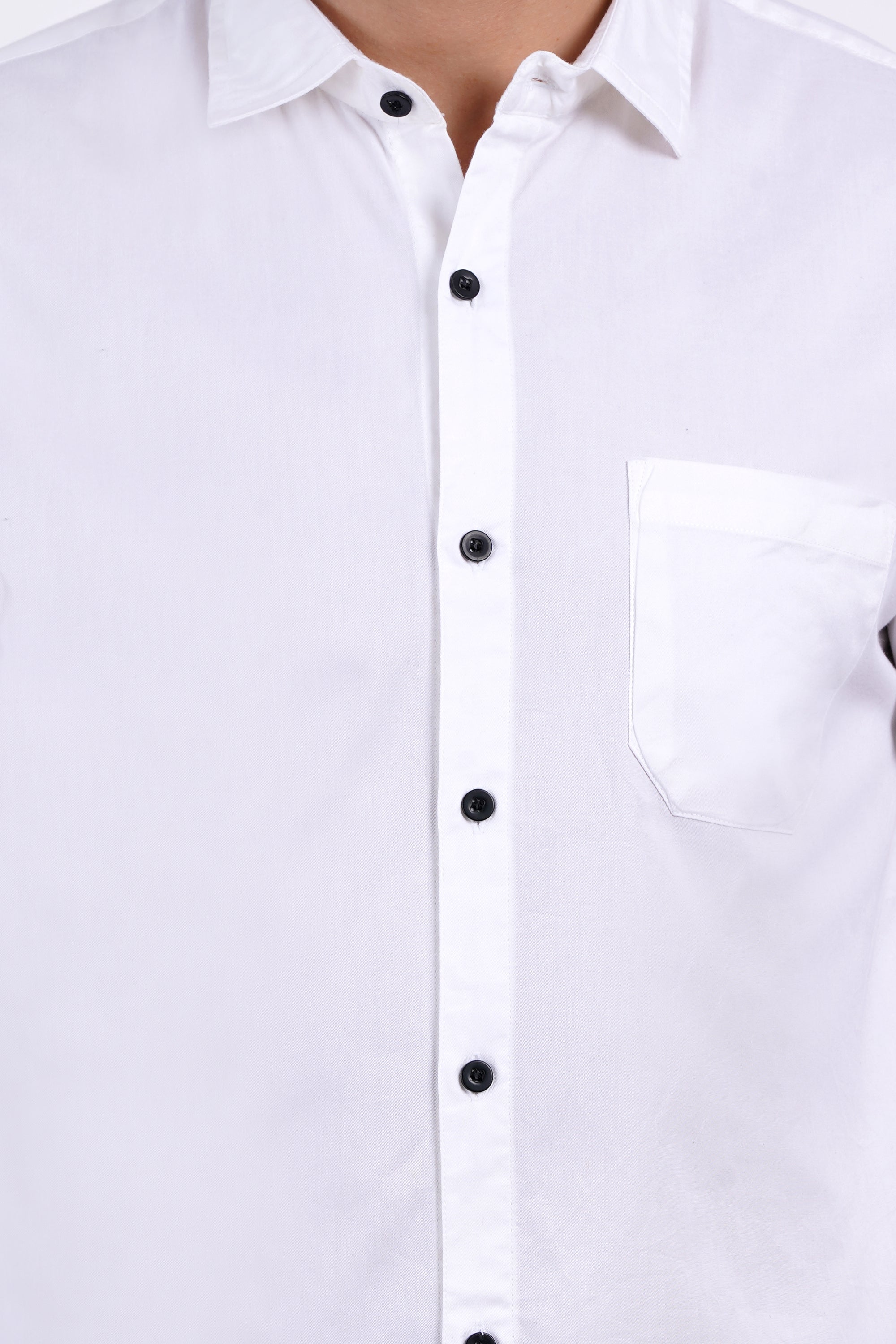 White Formal Shirt for Men – 100% Pure Cotton | Premium Slim Fit by Brand Black Jack