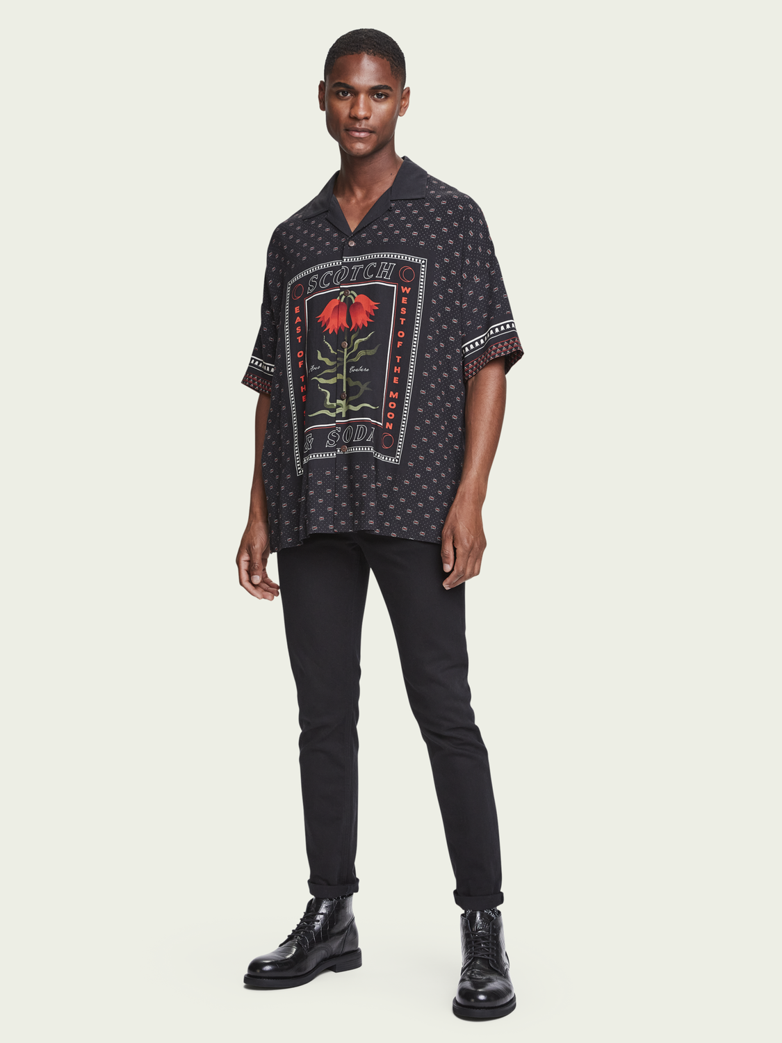 Short Sleeve Drop Shoulder Shirt