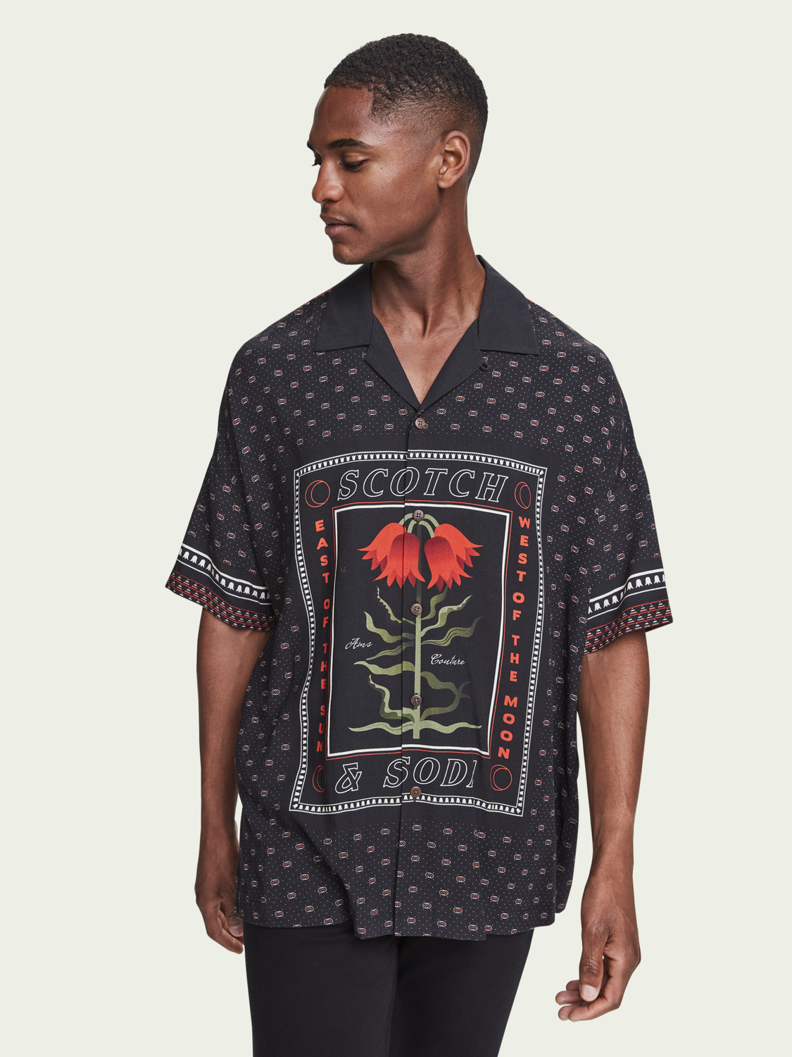 Short Sleeve Drop Shoulder Shirt