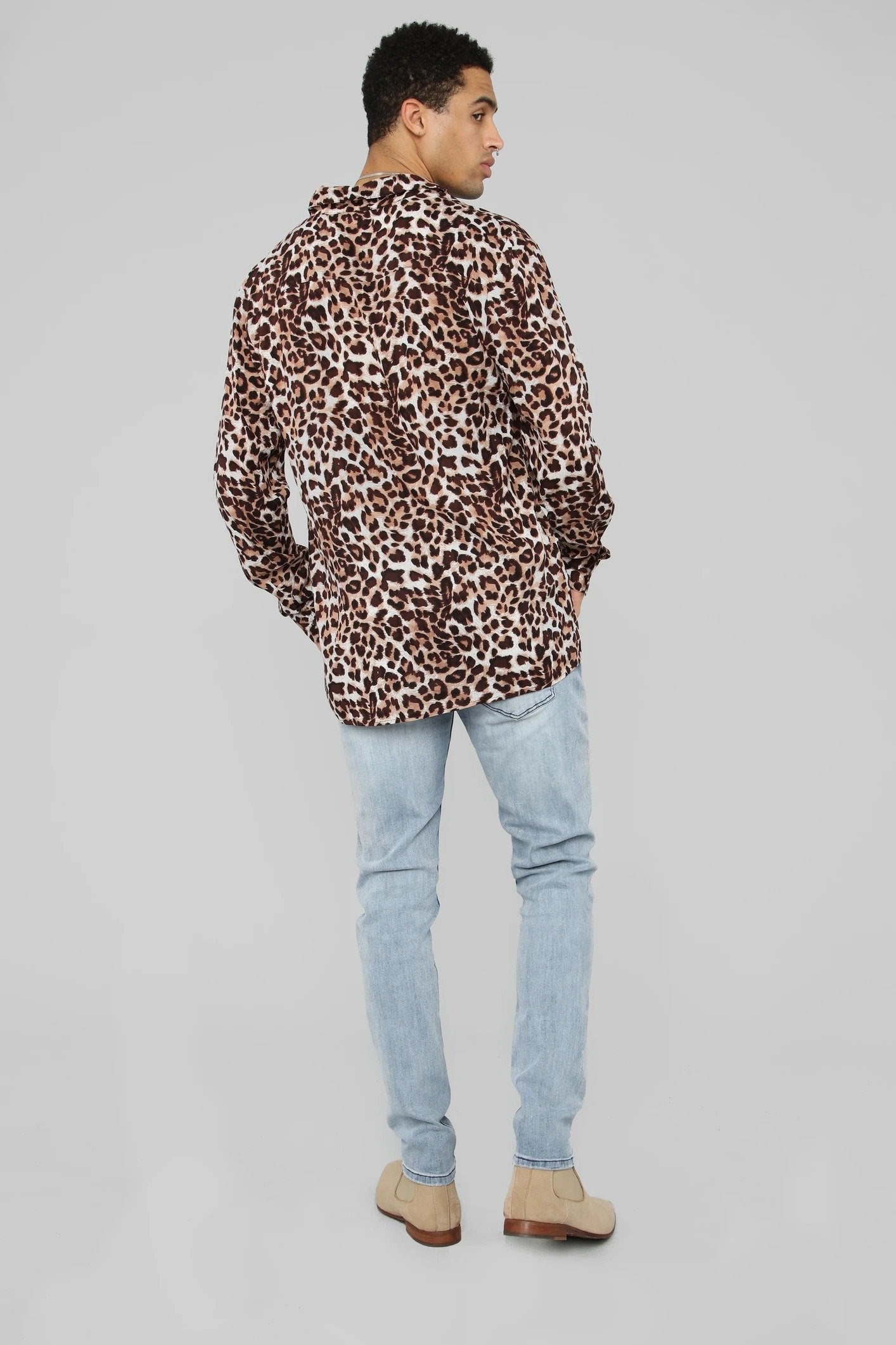 Animal Print Long Sleeve Shirt