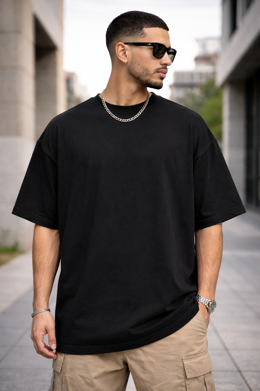 Black Jack Royal Tiger Crown Oversized T-Shirt – Premium Heavyweight Streetwear