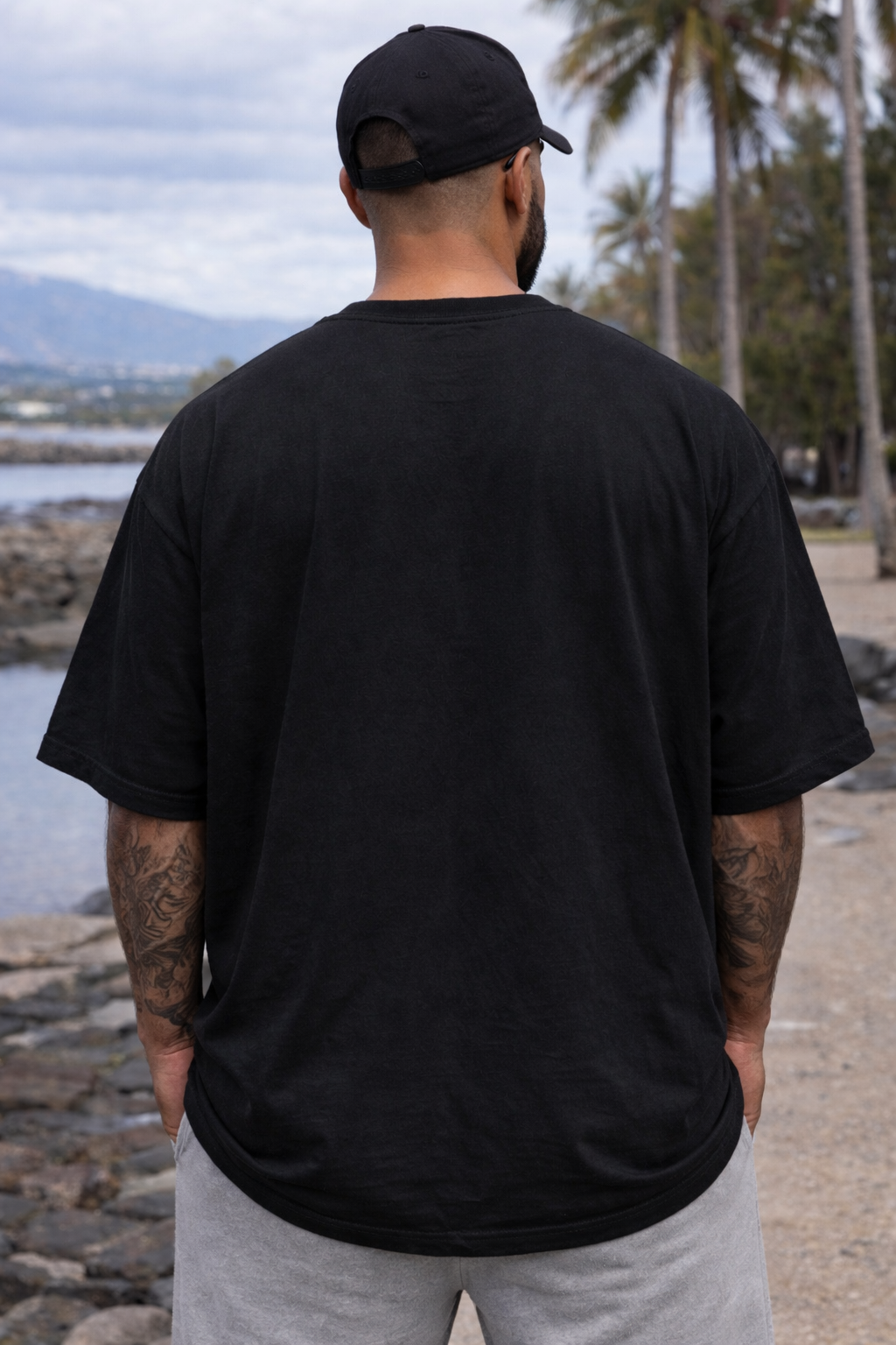 Don Mode On – Dark Streetwear Graphic Oversized T-Shirt for Men