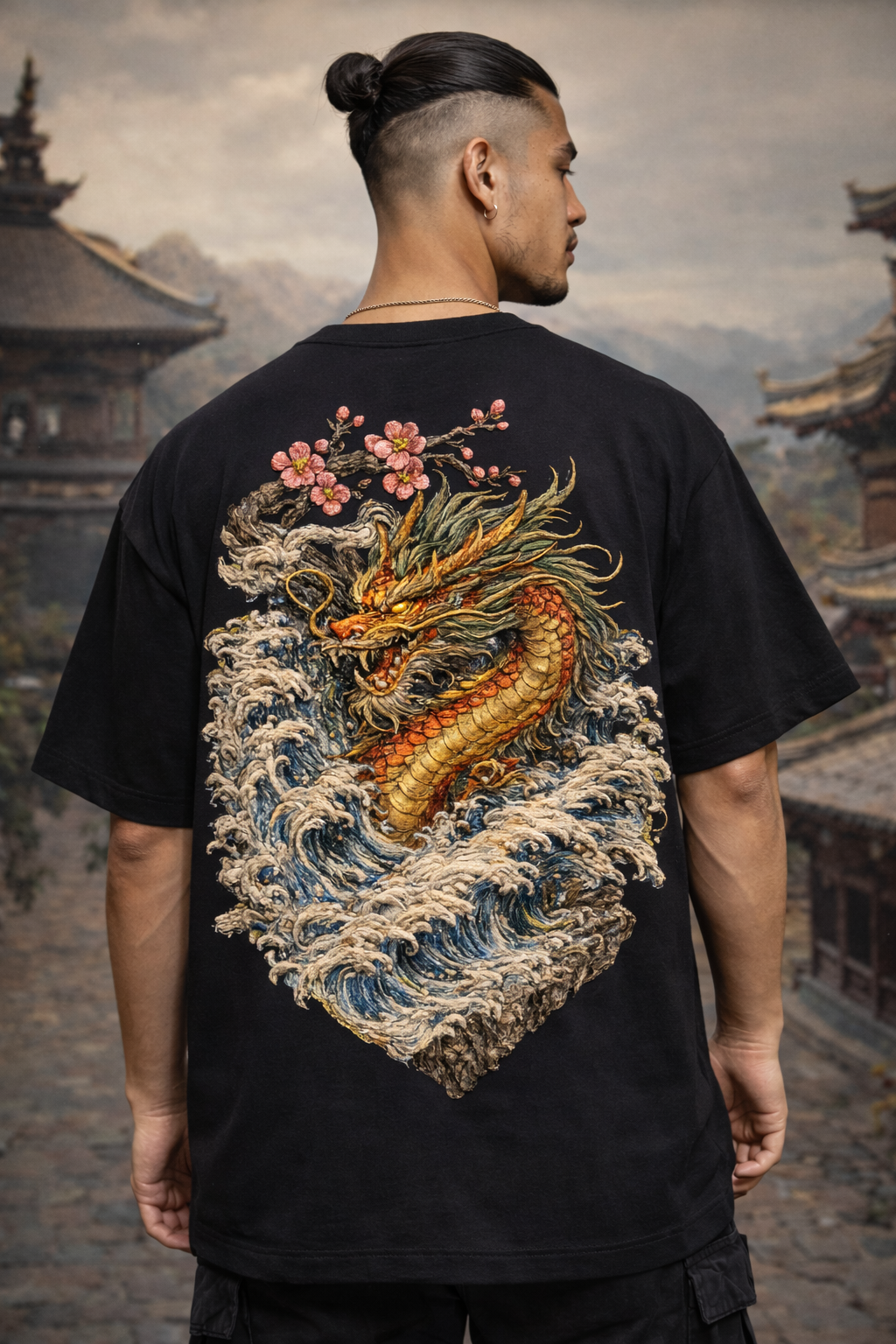 Rising Tides Dragon Oversized T-Shirt