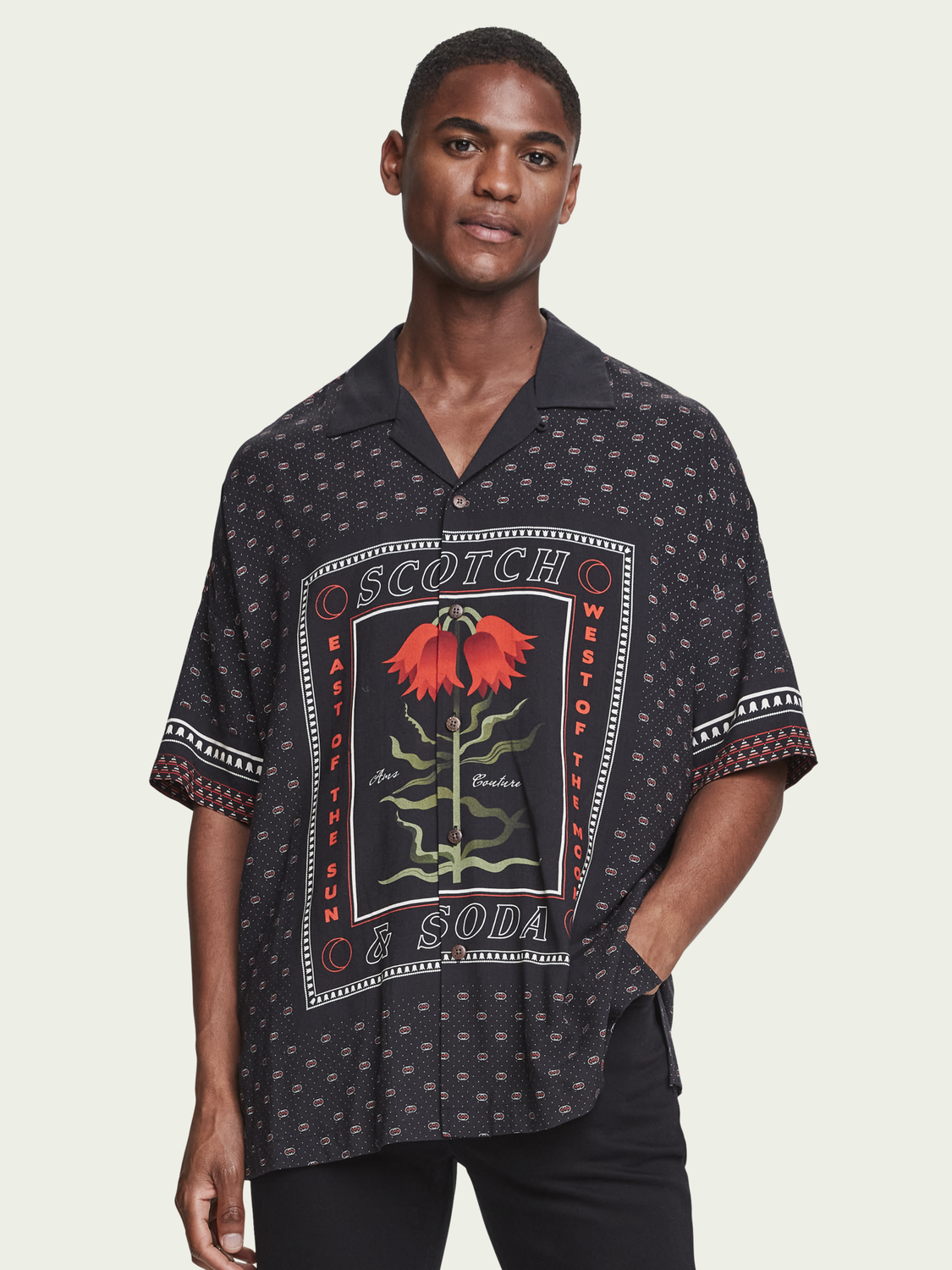 Short Sleeve Drop Shoulder Shirt