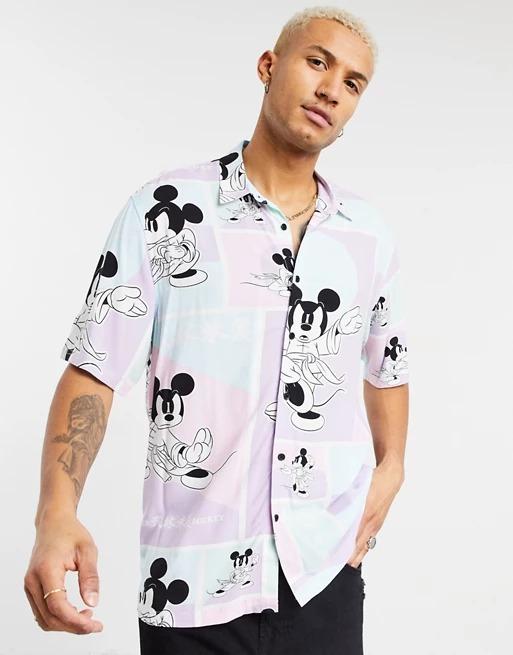 Mickey Mouse Shirt In Purple