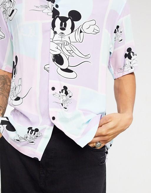 Mickey Mouse Shirt In Purple