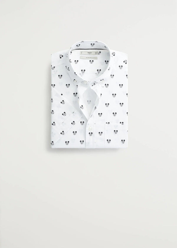 SLIM FIT MICKEY MOUSE SHIRT