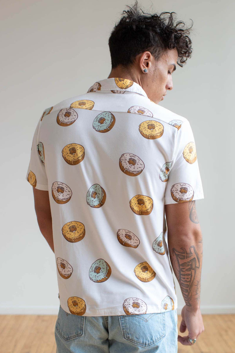 Frosted Donuts Button Up Shirt